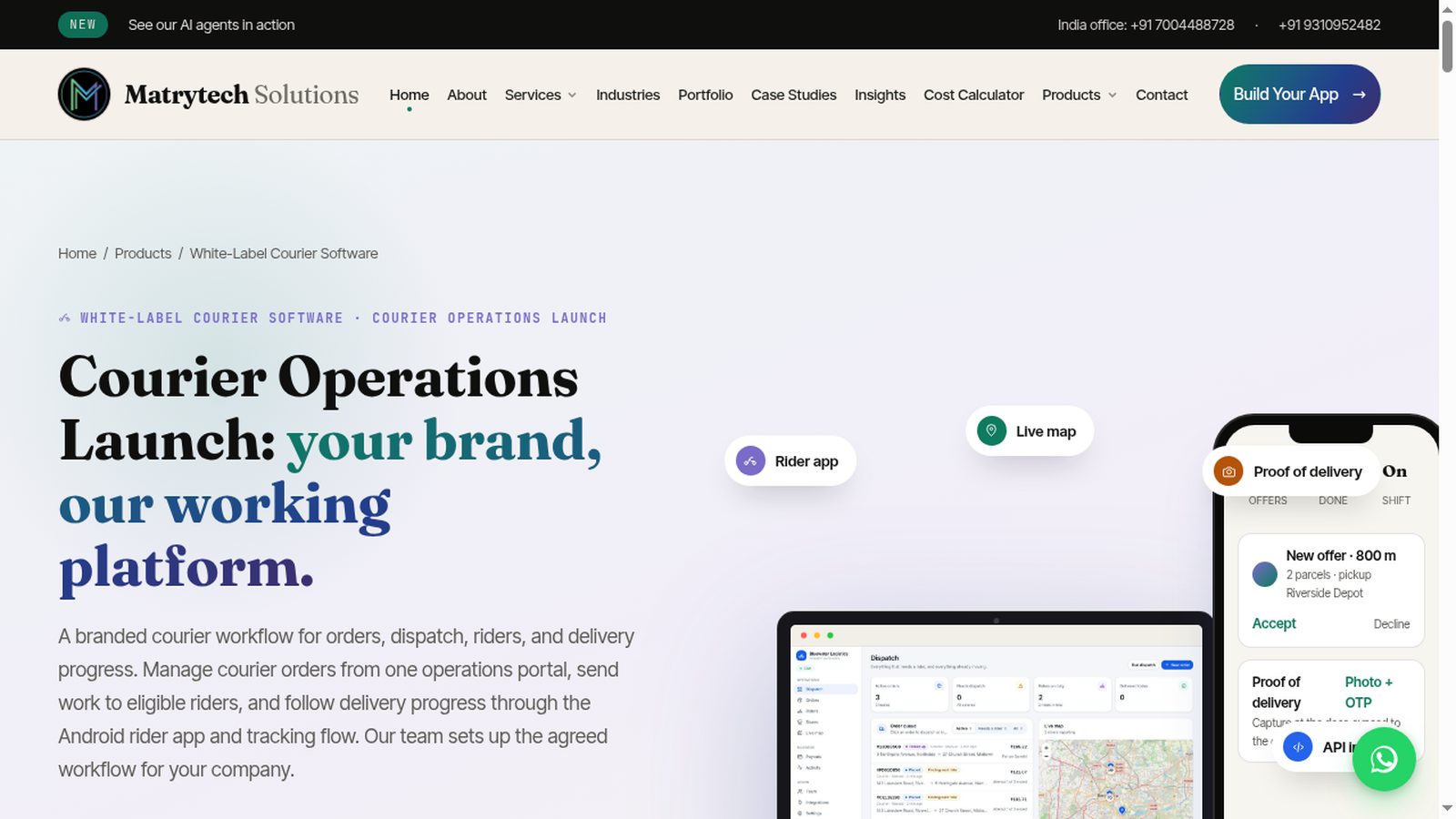 Building a Courier/Logistics App: Features and Cost